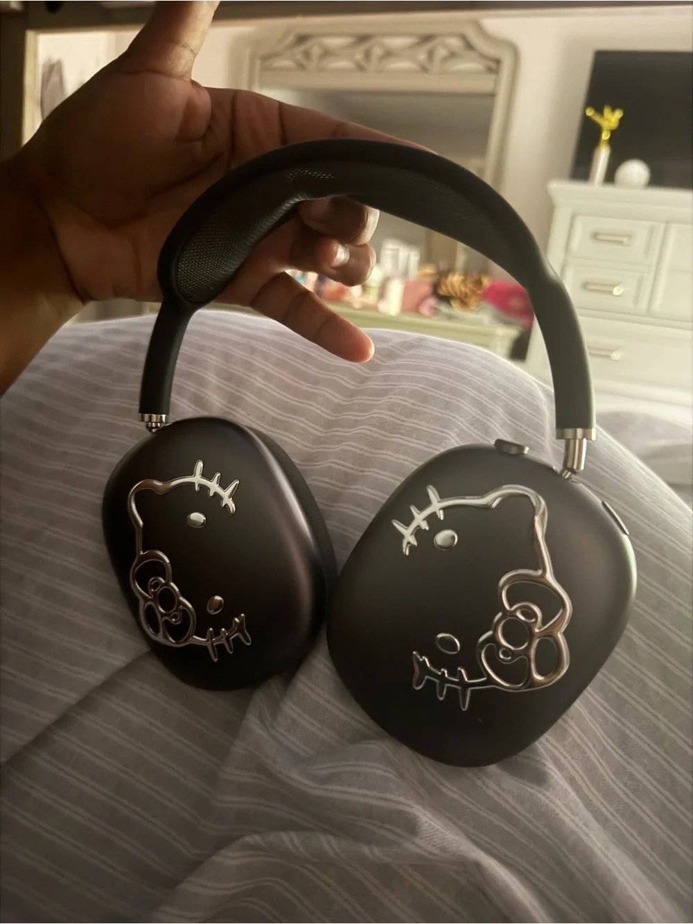Apple Black Hello Kitty Over-Ear Wireless Headphones